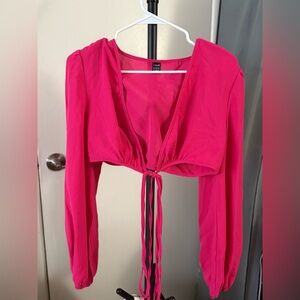 4 for $8 - Chic Pink Crop Top